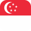 Flag of Singapore Flat Round Corner 64x64 1