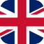 Flag of United Kingdom Flat Round Corner 64x64 1