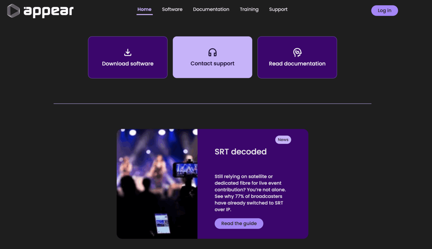 Introducing Appear Hub: Streamlining the future of Live Production appear hub