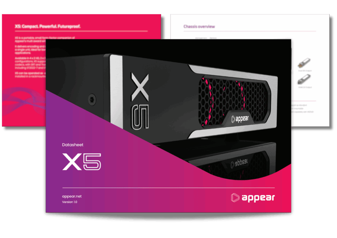 A cover of Appears X5 datasheet