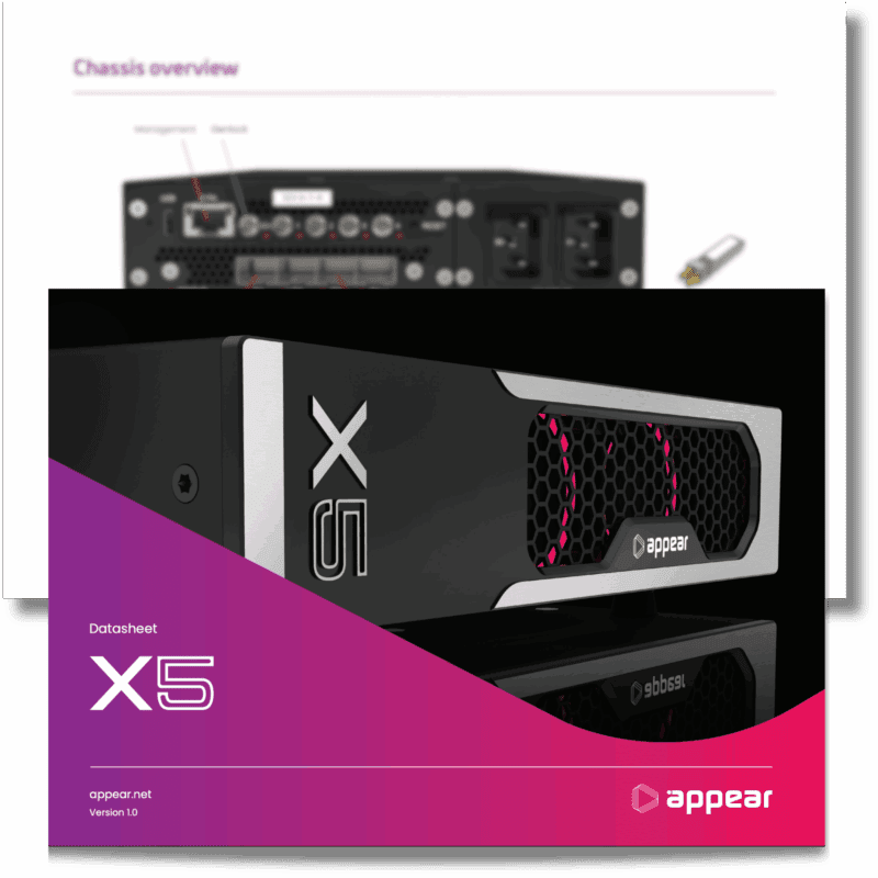 A cover of Appears X5 datasheet