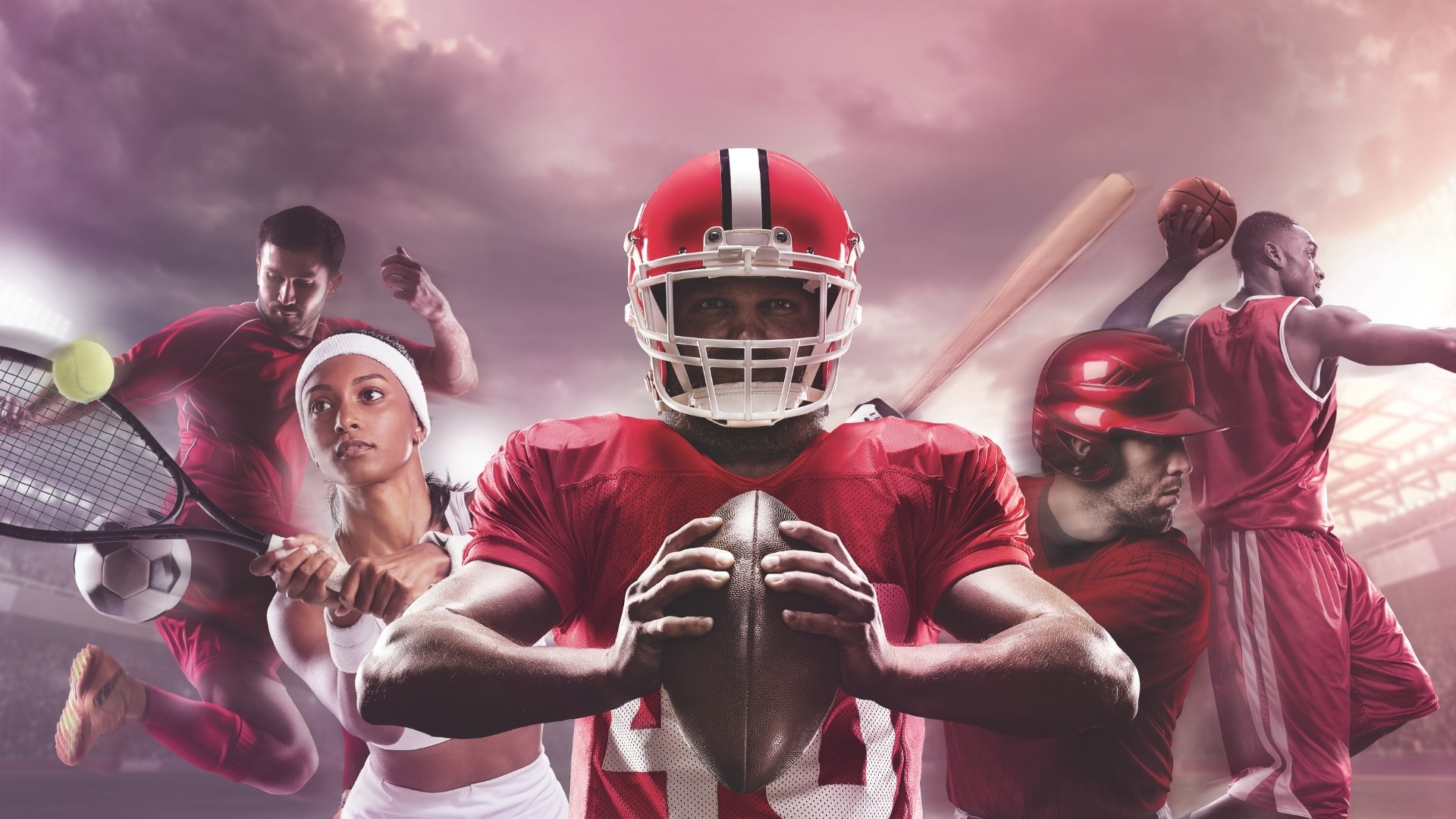 A variety of sports