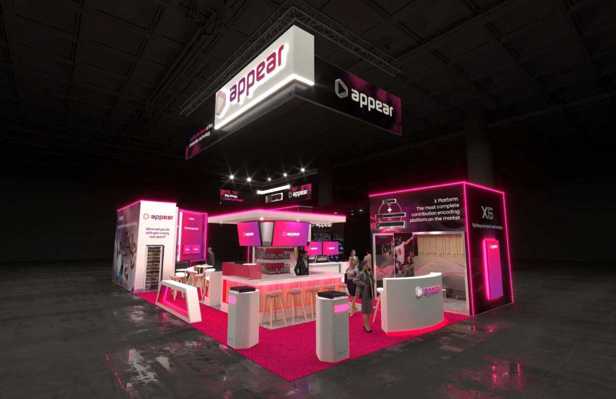 Appear unifies hardware and software for live production at IBC 2026 Appear's IBC 2026 booth
