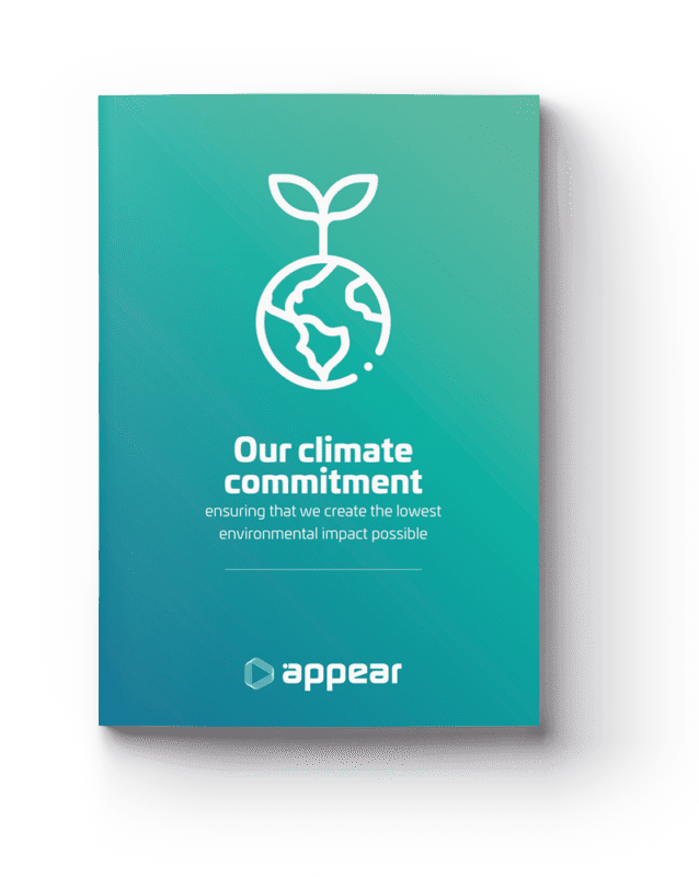 Mockupmagasin APPEAR promessa verde 2021