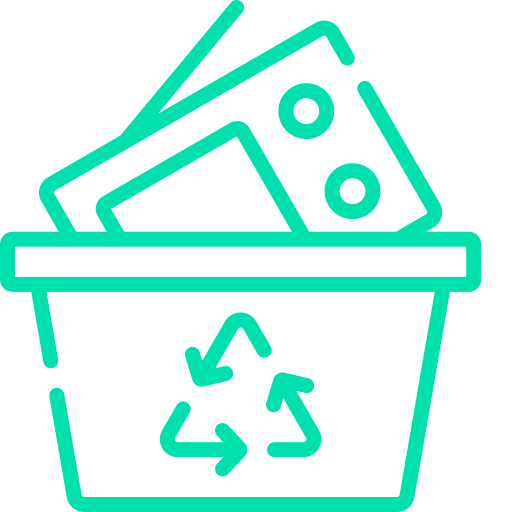 lixo eletrônico verde